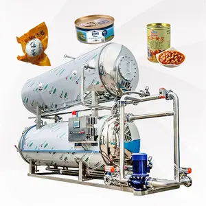 ORME industriale stort Machine piccolo bagno di acqua alimentare bottiglia di vetro Autoclave sterilizzazione macchina prezzo