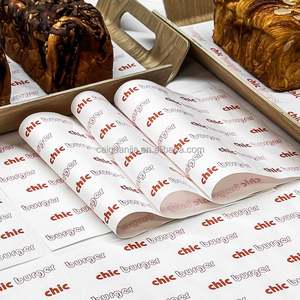 Papier de cuisson écologique de qualité alimentaire, enduit anti-graisse, vierge, pour la cuisson de gâteaux, de pain, de frites, de poulet frit - Utilisation en cuisine commerciale - Product Image 1