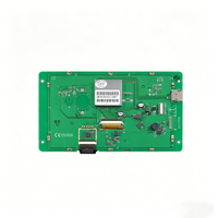 Modul Layar TFT HMI Industri Huaxin 7 Inci 800*480 Antarmuka UART Konsumsi Daya Rendah Solusi OEM Kustom