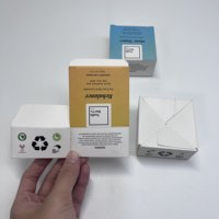 Boîte cosmétique en carton ivoire pliable, recyclable et écologique, sur mesure OEM/ODM, avec finition brillante/mate, pelliculage UV et gaufrage pour produits de beauté