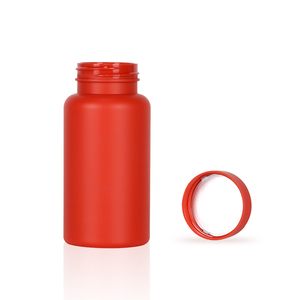 Botella cápsula roja personalizada, envase farmacéutico, botella de plástico PET, frasco para pastillas, para medicamentos y productos de salud, con tapa de rosca. - Product Image 3