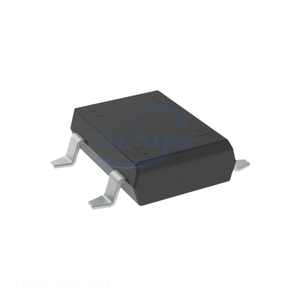 Original Diodes Bom Service Electronic Component RDBLS207GH 4-SMD, Gull Wing BRIDGE RECT 1PHASE 1KV 2A DBLS - Product Image 1