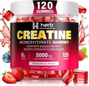 ODM/OEM Private Label Adult <b>Creatine</b> Gummies for Energy Support 2 Gummies Dose 60 Count - Product Image 1