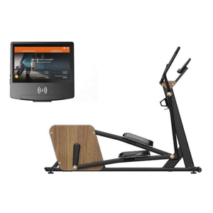 Vélo d'exercice commercial N12U-T en acier noir chêne, 400W max, écran TFT 10,1'', sans fil, résistance à 16 niveaux, mesure du rythme cardiaque - Product Image 3