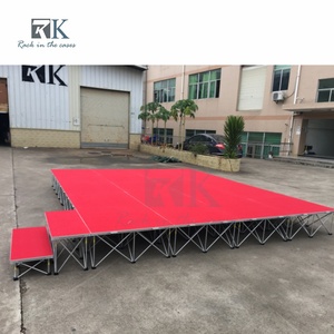 Escenario Portátil Personalizado para Interiores y Exteriores, Plataforma de Escenario Antideslizante de Aluminio, Podio para Eventos Musicales - Product Image 6