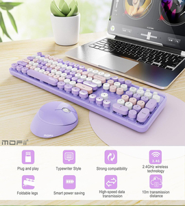 Mofii 2.4G <b>Wireless</b> Full Size Keyboard <b>Mouse</b> Combo Set with USB 3.0 Plug and Play <b>for</b> Desktop Compatible with <b>for</b> Computer - Product Image 5