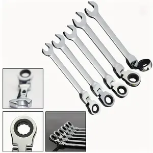 16mm High Grade CRV Ratchet Multi Function Professional Hardware Hand Combination 72 Teeth Ratchet Spanners Wrench Tools