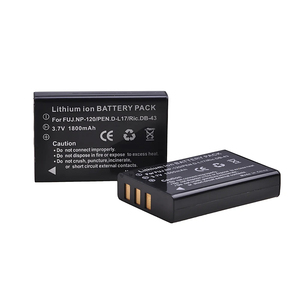 NP-120 D-L17 DB-43 BP-1500s 1800mAh แบตเตอรี่สำหรับฟูจิฟิล์ม F10 F11 M603 ซูมสำหรับเพนแท็กซ์ MX4 MX550 สำหรับริโก้ GX8 300G กล้อง - Product Image 6