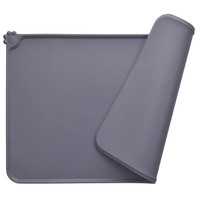 Tapis de Nourriture pour Chiens en Silicone Durable, Antidérapant, Écologique et Résistant à la Chaleur pour Chiots et Animaux de Compagnie