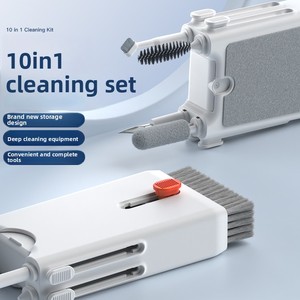Barra de Limpieza K10 ABS 10 en 1, Herramienta de Limpieza Multifuncional, <span class=keywords><strong>Limpiador</strong></span> Integrado para Auriculares, Teclado y Pantalla - Product Image 1