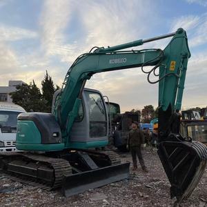 प्रयुक्त 6 टन मिनी डिगर कोबेल्को SK60 SK60SR जापान से प्रयुक्त क्रॉलर उत्खनन sk03 sk04 sk200 sk210 - Product Image 5