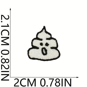 Patchs thermocollants miniatures simples en noir et blanc avec des motifs d'animaux tigre, chien, ours pour vêtements, accessoires décoratifs - Product Image 4