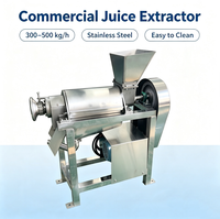 Continue werkende schroefpers-sapcentrifuge met hoge sapopbrengst, fruit- en groenteverwerkingsmachine met automatische pulpseparatie