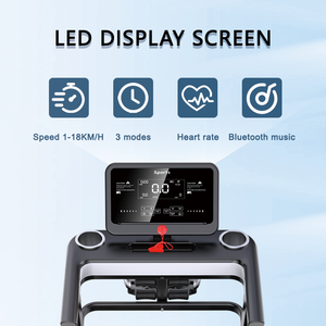 ลู่วิ่งไฟฟ้าคุณภาพสูงขนาดใหญ่สำหรับยิม ลู่วิ่งปรับความชัน อุปกรณ์ออกกำลังกาย ลู่วิ่งพับได้ - Product Image 4