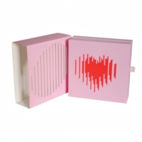 Vente en gros d'usine, boîte cadeau créative personnalisée à ouverture coulissante pour la Saint-Valentin, emballage en papier cartonné imprimé