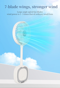 Nouvel Arrivage – Ventilateur Magnétique Pliable Tendance avec Chargement USB, Support Téléphone Portable Extérieur Compatible iPhone 13-17 Pro Max - Product Image 4