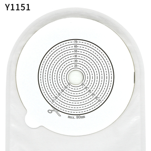 Transparente Max Cut 80mm One Piece Ostomia Colostomia Saco Estoma Bolsa IIeostomia Colostomia Fabricante - Product Image 2