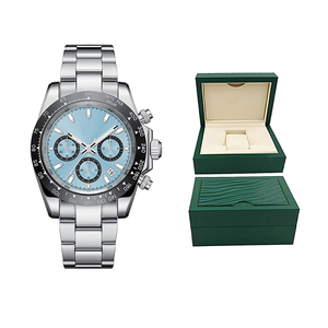 Montre de luxe de haute qualité, montre hip-hop entièrement sertie de pierres, montre mécanique pour femmes et hommes - Product Image 2