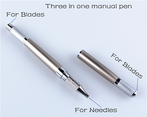 Kit <span class=keywords><strong>de</strong></span> Microblading para Cejas <span class=keywords><strong>Maybelline</strong></span>, Marcador <span class=keywords><strong>de</strong></span> Tatuaje <span class=keywords><strong>de</strong></span> Cejas <span class=keywords><strong>de</strong></span> Acero Inoxidable, Marcador Manual para Sombreado <span class=keywords><strong>de</strong></span> Cejas, Pistola <span class=keywords><strong>de</strong></span> Marcado - Product Image 6