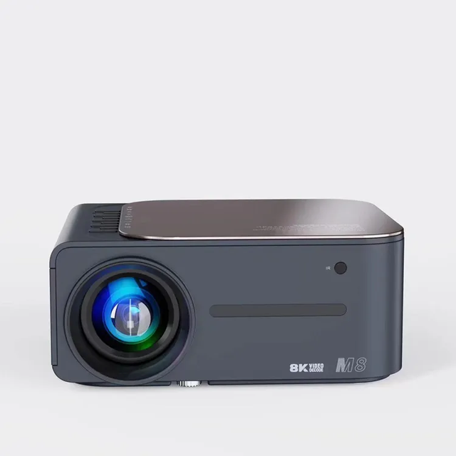 Uuvision Projector M8 Android 9.0 Lcd Led Support 8K 3D 400 Lumens Portable Home Theater Multi-language WIFI 2.4G&5G