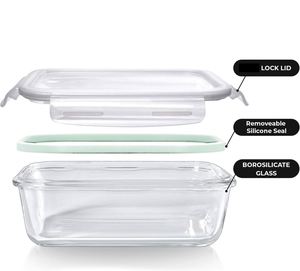 20 Recipientes de Plástico para Almacenamiento de Alimentos con Tapas Ventiladas, Libres de BPA, Herméticos, para Conservar Comidas, Capacidad de 1-2L, Multifuncionales - Product Image 3