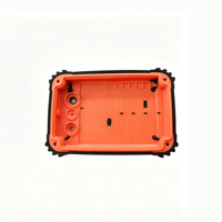 Pièces de boîtier en plastique moulées par injection TPE, surmoulage PC TPU, injection secondaire, moule personnalisé, OEM ODM, composants bicolores surmoulés