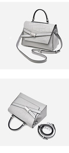 Nuevo Diseño de Bolso de Mano para Mujer, Bolso de Hombro Cruzado de Cuero Genuino con Asa Superior, Bolso de Hombro para Mujer - Product Image 6