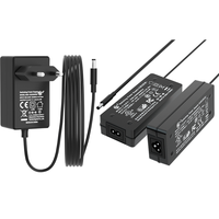 Transformateur adaptateur ca/cc certifié EU UK US 12V 2A adaptateur d'alimentation avec sortie 5V 2A connexion enfichable entrée 100-240V