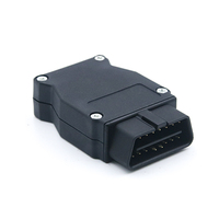 Conector OBD, Convertidor OBDII, Adaptador OBD2 de 16 Pines para Diagnóstico Automotriz, RJ45 a J1962 para BMW Enet Ethernet ESYS ICOM Coding