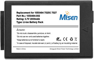 Misen 3,7 В 2000 мАч 3300 мАч перезаряжаемая Замена для Zebra 1050494 7525C 7527 Workabout Pro G1 G2 G3 сканер штрих-кода батарея - Product Image 4