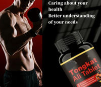 Compléments alimentaires naturels à base de Tongkat Ali, Maca et Ginseng, avec logo personnalisé, pour la santé et l'énergie masculine, capsules X Power Maca.