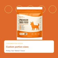 Pochette à bec verseur imprimée colorée pour l'emballage d'aliments pour bébés, chiens et chats, et de conserves, thermoscellable, anti-odeur, qualité alimentaire