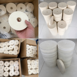 Disques de polissage en feutre de <span class=keywords><strong>laine</strong></span> haute performance de 8 pouces - pour meuleuse d'angle, polissage du métal et du bois - Product Image 6