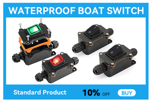 Cao hiện tại 25A 12V 110V 250V Inline chuyển đổi thiết bị hộp không thấm nước với chuyển đổi Máy bơm nước không thấm nước chuyển đổi hộp - Product Image 5