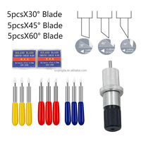 Cuchilla de Carburo Cementado para Plotter de Corte de Vinilo de Alta Calidad, Compatible con Roland, Personalizable, con Certificación IECEE, Longitud de 23.5 mm, Grosor de 2.0 mm