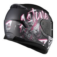 Casque de moto intégral Astone Helmets ABS noir mat et titane mat