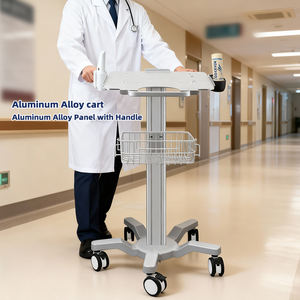 Chariot mobile portable à <span class=keywords><strong>prix</strong></span> d'usine avec 5 roues silencieuses à frein pour <span class=keywords><strong>scanner</strong></span> <span class=keywords><strong>intra</strong></span>-<span class=keywords><strong>oral</strong></span> dentaire - Product Image 3