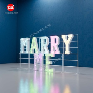 Lettres <span class=keywords><strong>de</strong></span> chapiteau <span class=keywords><strong>de</strong></span> couleur changeante RVB Épousez-<span class=keywords><strong>MOI</strong></span> avec étagère Lettres lumineuses pour proposition <span class=keywords><strong>de</strong></span> mariage Fournitures <span class=keywords><strong>de</strong></span> fête Décorations - Product Image 1