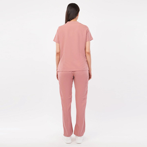 YUHONG Set Divisa Infermieristica Unisex Traspirante Antirughe Morbida al Tatto con Top e Pantaloni - Product Image 3