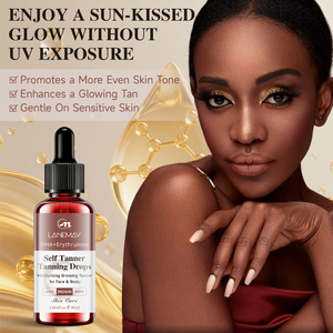 Sérum autobronzant hydratant naturel premium, éclatant et radieux, à absorption rapide, léger et longue tenue, pour un <span class=keywords><strong>bronzage</strong></span> soleil. - Product Image 1
