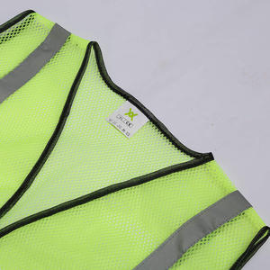 CITICITY Chaleco de Alta Visibilidad al por Mayor para Construcción y Trabajo al Aire Libre, Talla Ajustable, Naranja, con Malla y Cintura Elástica - Product Image 5