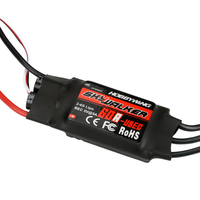 Contrôleur de vitesse électronique HobbyWing étanche sans balais 12A 20A 40A 50A 60A 80A ESC pour voiture modèle RC