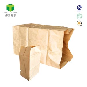 50 lb chất thải thực phẩm dùng một lần Phân compost compostable 100% phân hủy sinh học Nâu <span class=keywords><strong>Craft</strong></span> Kraft sáp Giấy túi rác - Product Image 4