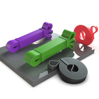 Juego de Cuatro Bandas Elásticas de Resistencia para Yoga, con Peso, de Goma, para Ejercicios de Fitness y Musculación para Adultos, Zhejiang