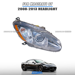 OE Style Left and Right <b>Projector</b> with DRL LED Headlight Replacement for Maserati GranTurismo GT 2008-2013 <b>Light</b> Assembly - Product Image 2