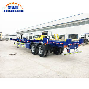 Günstige Preis hohe qualität 2/<span class=keywords><strong>3</strong></span> Achse 40/45 ft Container Chassis Pritsche Schwanenhals Skeleton Lkw Tieflader - Product Image 5