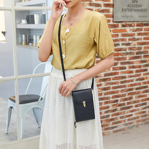 2023 piccola borsa a tracolla per cellulare per donna borsa a tracolla per <span class=keywords><strong>telefono</strong></span> con tracolla in pelle PU da donna - Product Image 6