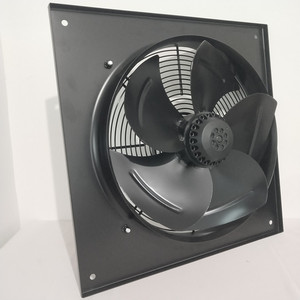 Quạt thông gió ly tâm công nghiệp 220-240V AC, kiểu gắn tường, động cơ ngoài, cánh quạt hình vuông 350mm - Product Image 3