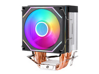 QiuzAim LGA1700/2011 refroidisseur d'air CPU 4/6 tour de caloduc avec ventilateur silencieux PWM 90mm pour processeurs PC Intel 12-15th Gen AM5