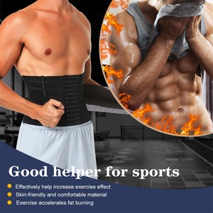 Faja ajustada de cuerpo completo para hombre, moldeador de Control de barriga, cinturón de entrenamiento de cintura, talla grande, venta al por mayor - Product Image 2
